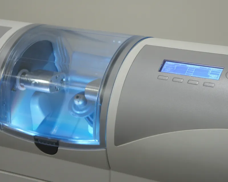 Same-day crown milling machine